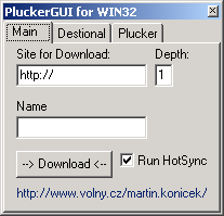 Plucker screenshot